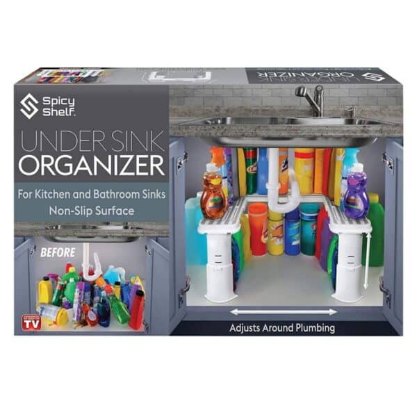 Expandable Under Sink Organizer and Storage