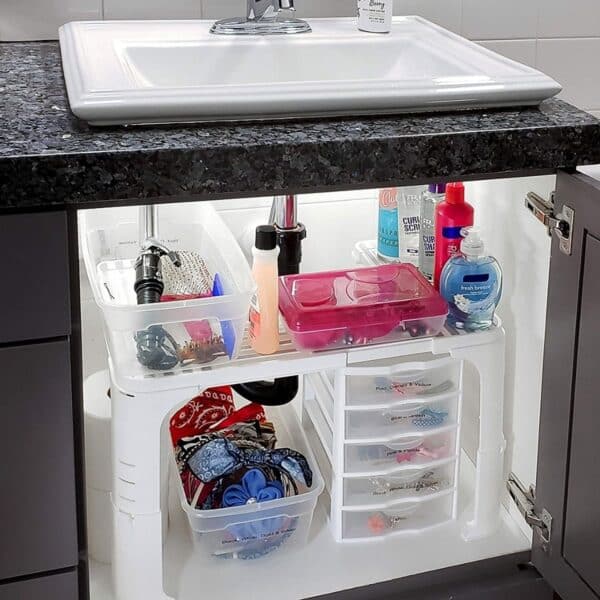 Expandable Under Sink Organizer and Storage - Image 4