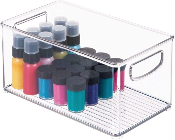 iDesign Plastic Storage Bin with Handles for Kitchen, Fridge, Freezer, Pantry, and Cabinet Organization, BPA-Free, Medium - Image 9