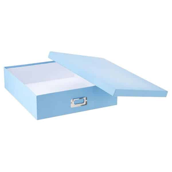 Pioneer Photo Albums OB-12S Sky Blue Storage Box - Image 3