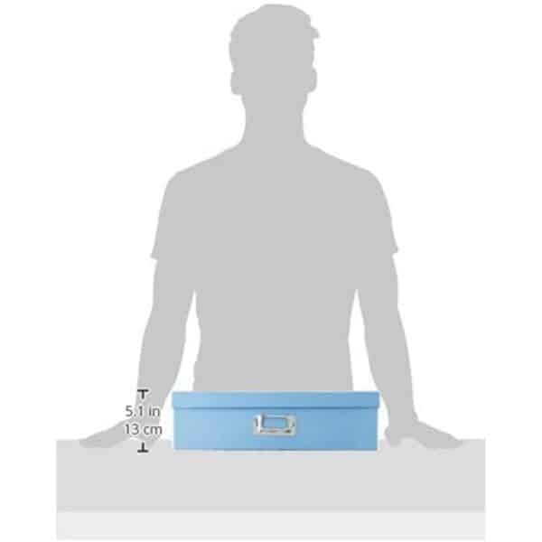 Pioneer Photo Albums OB-12S Sky Blue Storage Box - Image 4