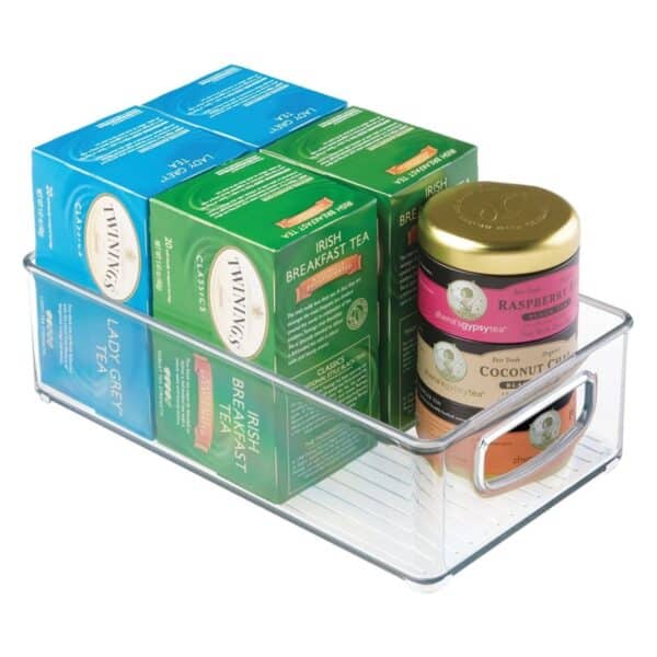 iDesign Plastic Storage Handles for Kitchen, Fridge, Freezer, Pantry, and Cabinet Organization, BPA-Free, Bin Set - Image 6