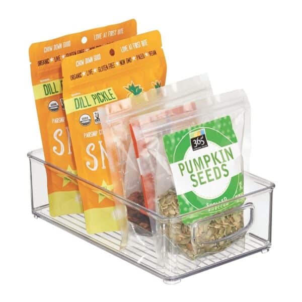 iDesign Plastic Storage Handles for Kitchen, Fridge, Freezer, Pantry, and Cabinet Organization, BPA-Free, Bin Set - Image 5