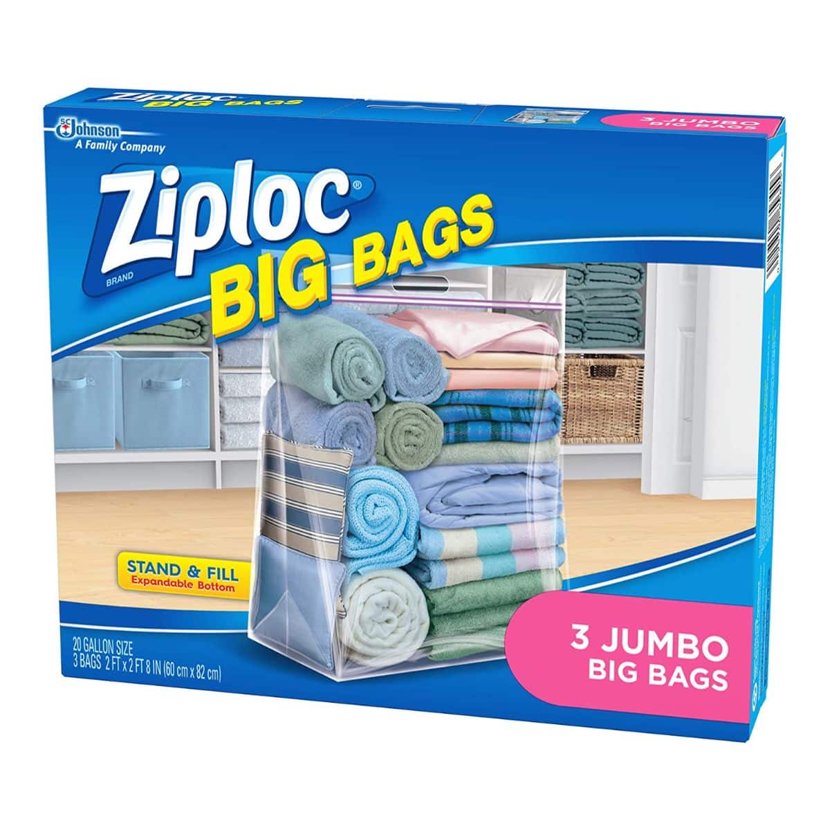Ziplock Big Back Double Zipper Jumbo – Healthier Spaces Organizing